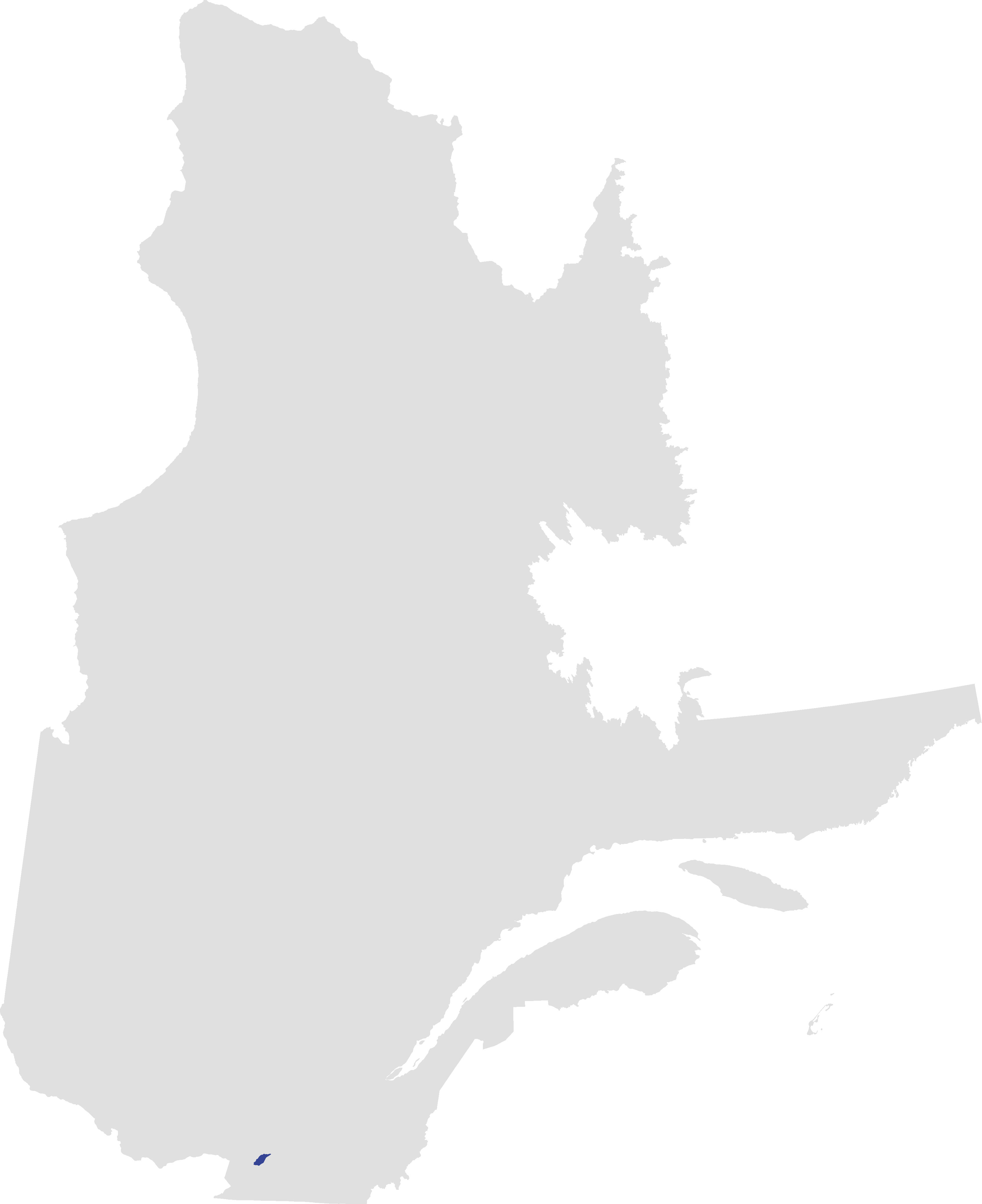 Quebec MRC Québec Location Map Laval