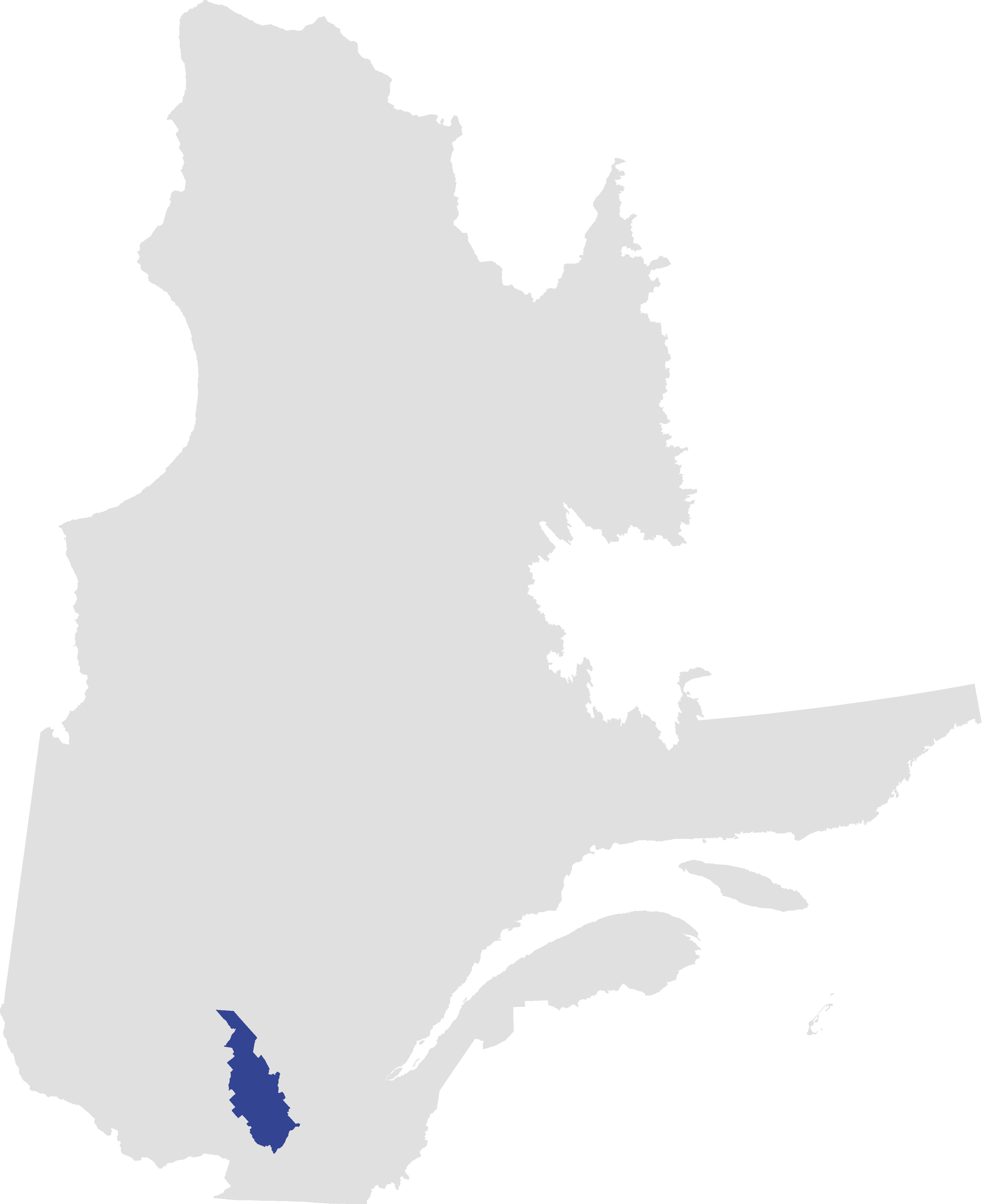 Quebec MRC Québec Location Map Lan