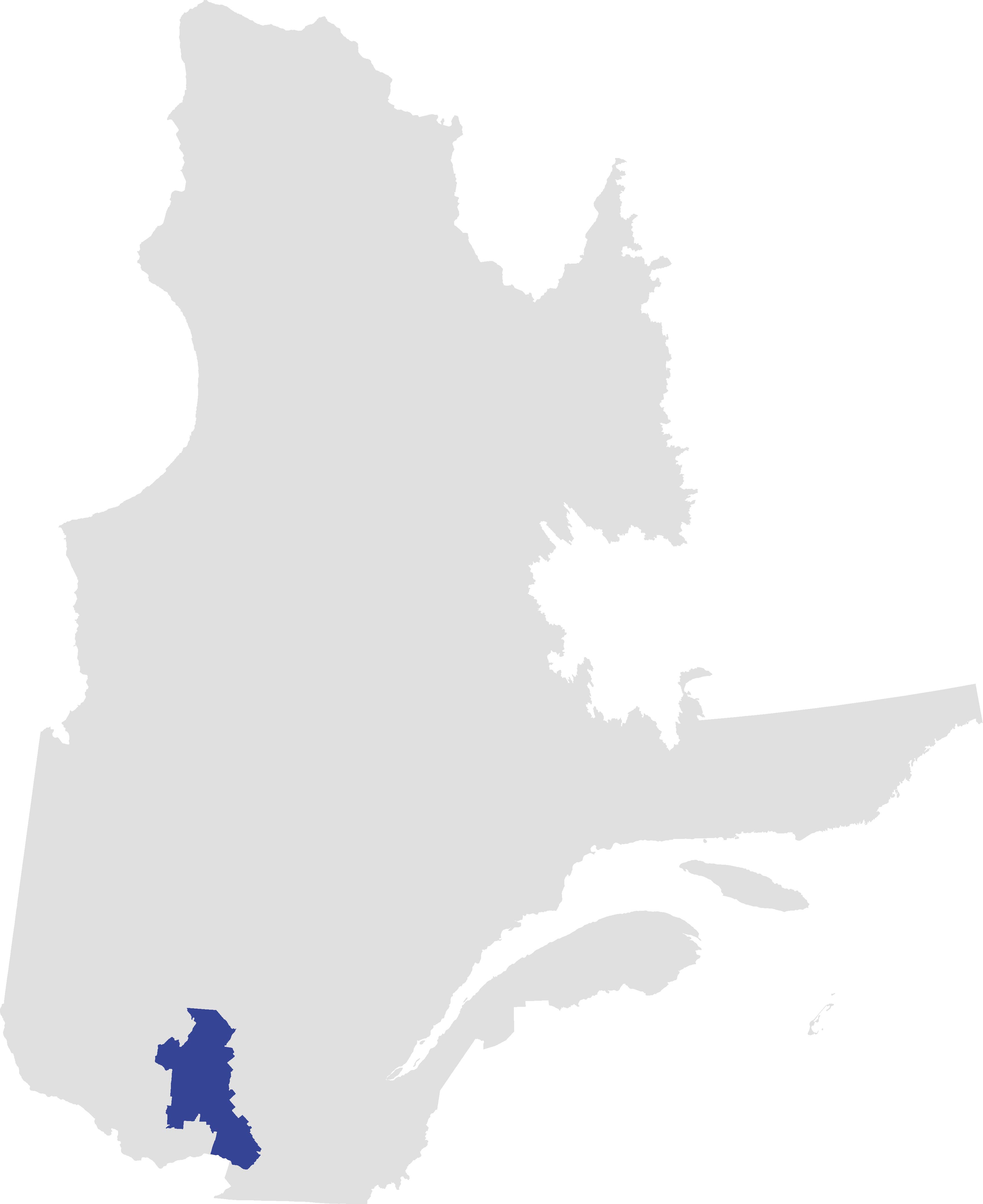 Quebec MRC Québec Location Map Laur