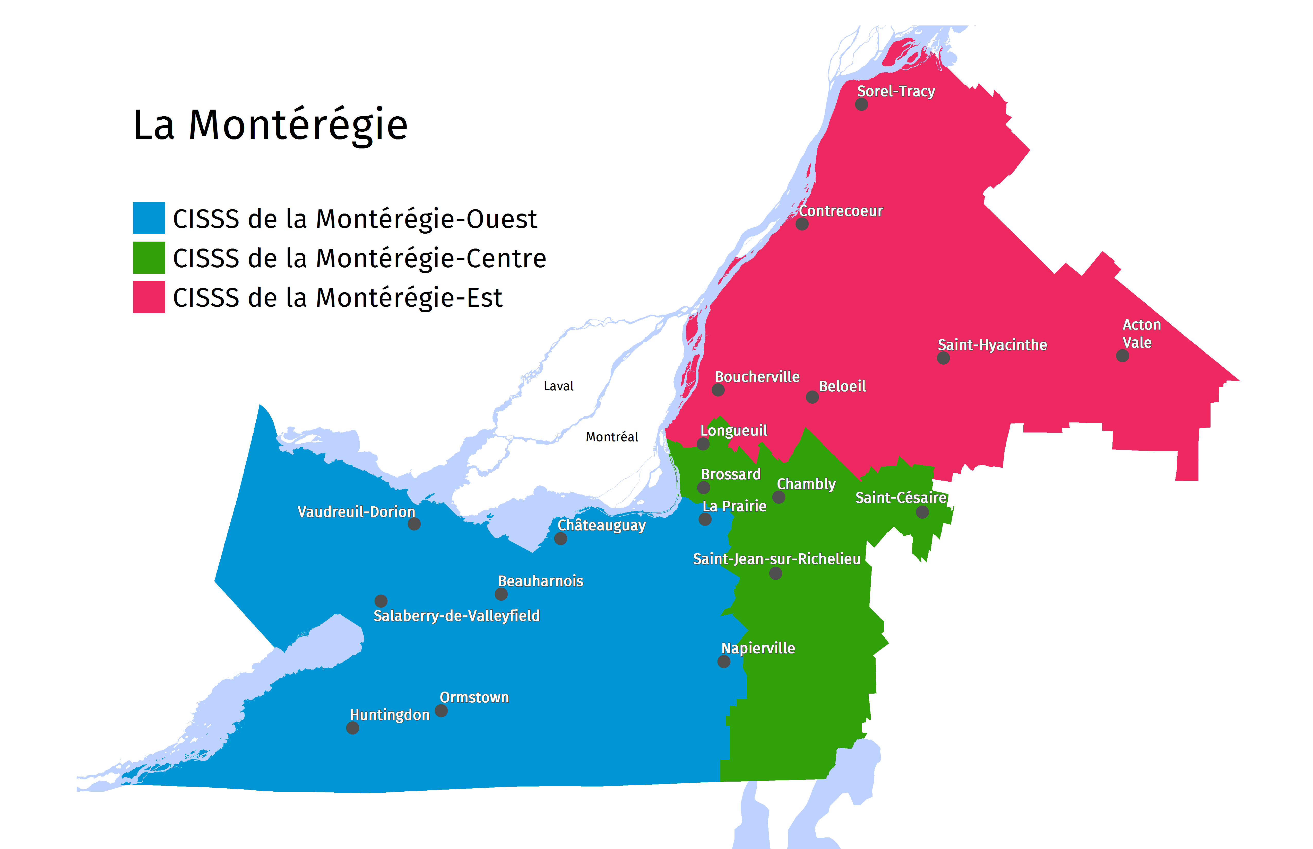 Carte municipalités