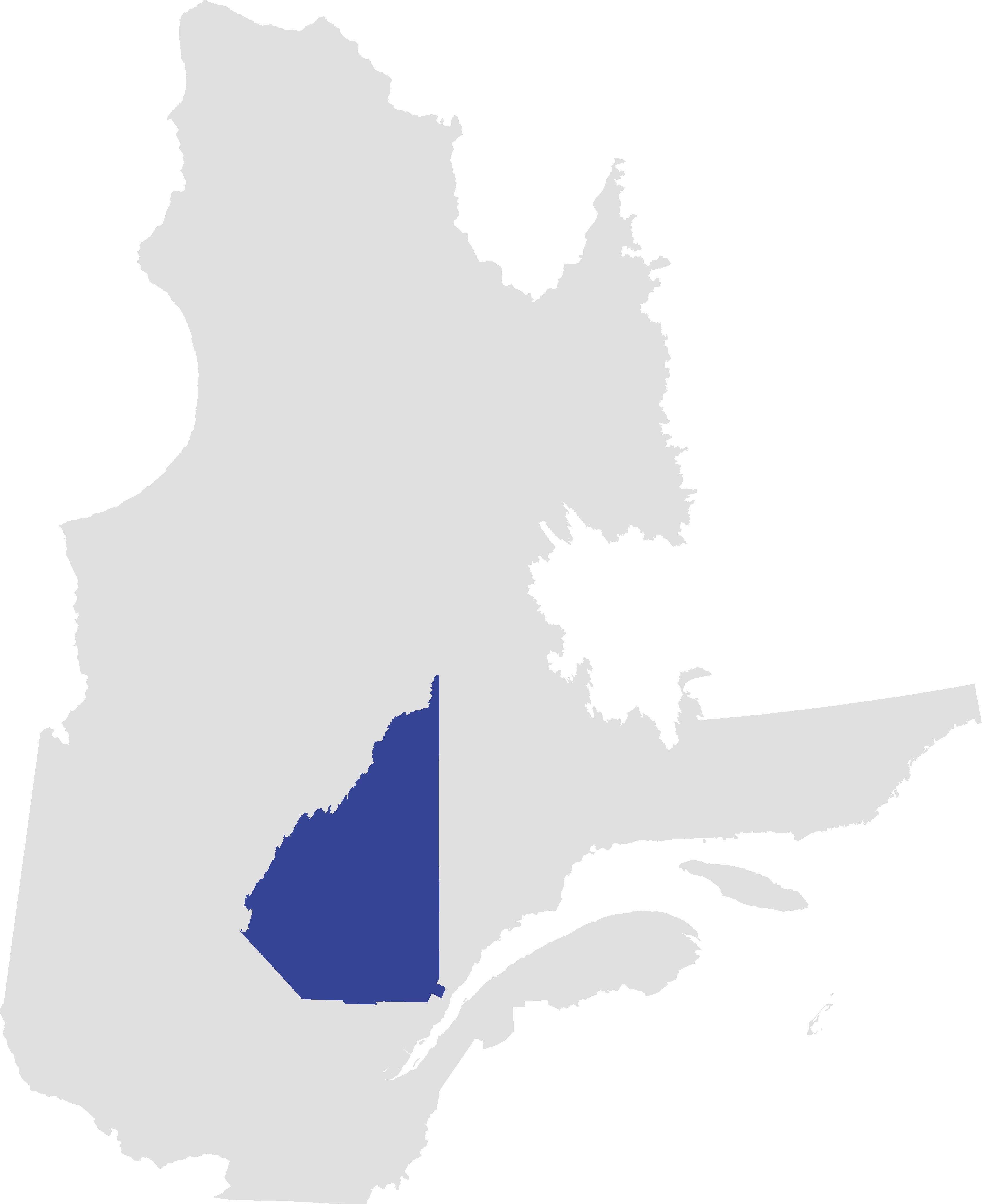 Quebec MRC Québec Location Map Sag