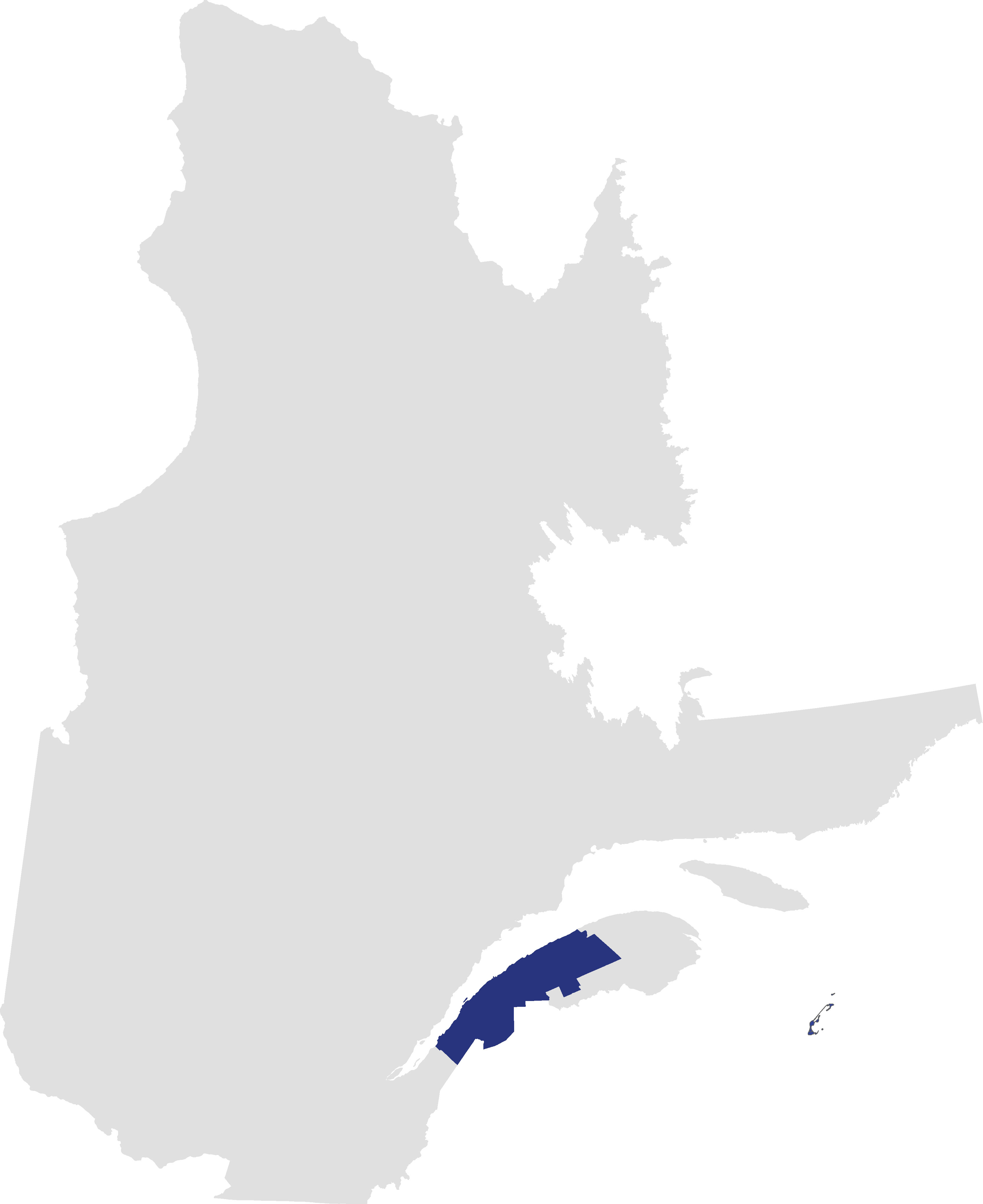 Quebec MRC Québec Location Map BSTL